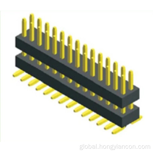 Dual Row Straight Type Connector 1.00mm Pitch Dual Row Dual Plastic SMT Type Supplier